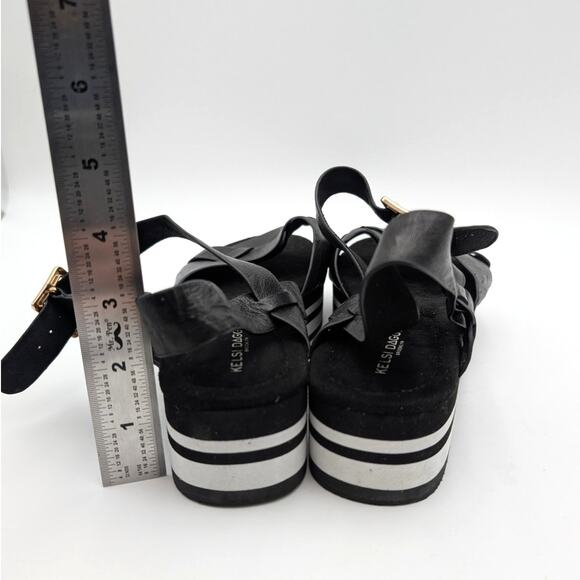 Kelsi Dagger Brooklyn Breeze Platform Sandals Women's Black Size US8.5 EU39 - Picture 5 of 13